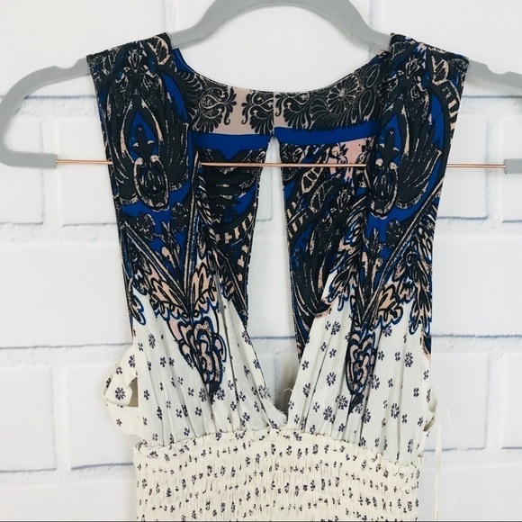 Free People Flared Boho Style Summer Milkmaid  Dress XS - Picture 2 of 6
